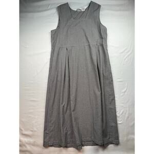 Vintage Blair black and white gingham midi dress. Size XL